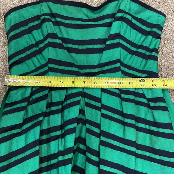 Green and Navy Striped Dress - Picture 10 of 14